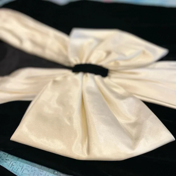 Vintage Velvet & BOW Gown - Picture 6 of 16